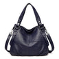Middle-aged and elderly women's mother bag large capacity shoulder crossbody handbag sheepskin soft leather bag