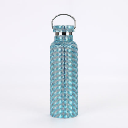 304 stainless steel drill bottle portable car insulated cup outdoor portable large capacity sports kettle