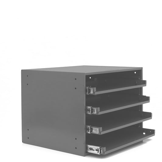 Large Bearing Slide Rack, 4 Compartments
