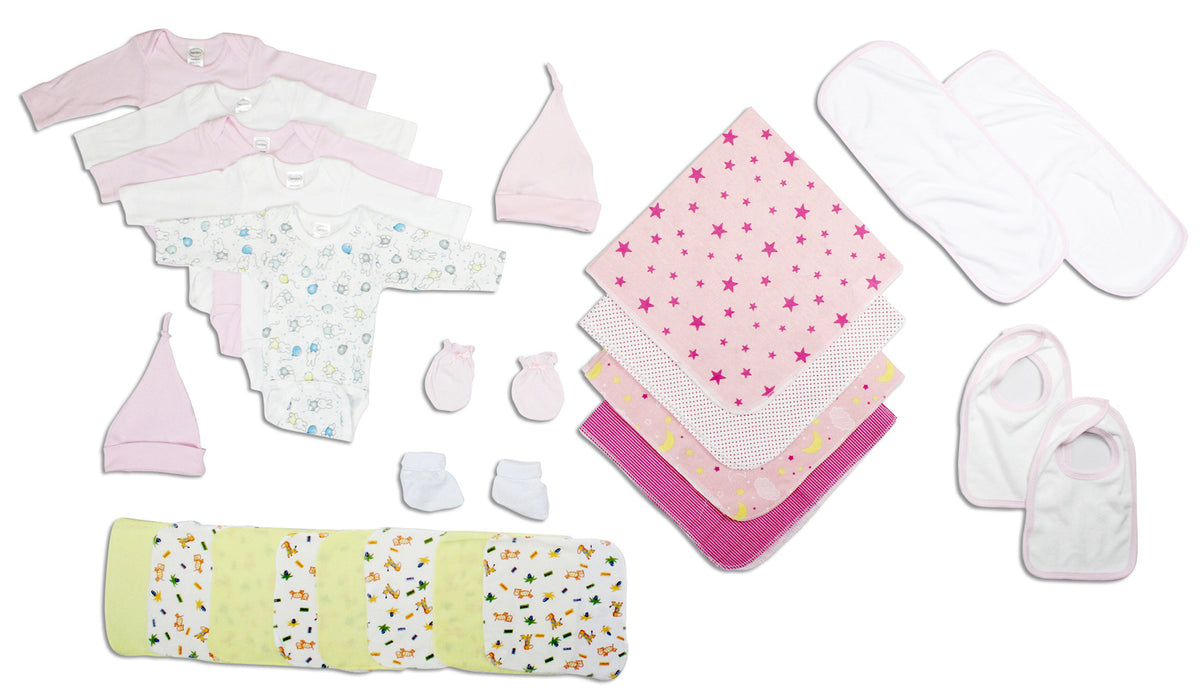 Newborn Baby Girls 25 Pc Layette Baby Shower Gift Set LS_0073