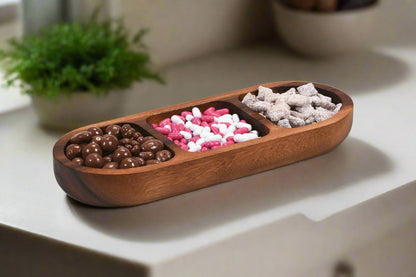 Candy / Nut Bowl - Kalmar Home acacia wood serving bowl