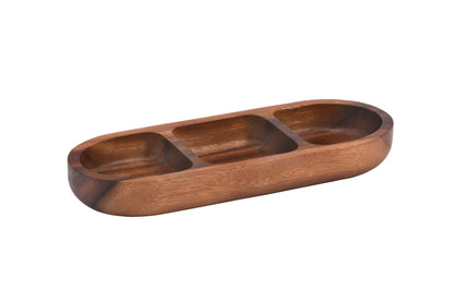 Candy / Nut Bowl - Kalmar Home acacia wood serving bowl, view 2