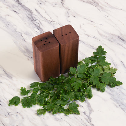 Salt & Pepper Shakers - Kalmar Home acacia wood condiment shaker, view 3