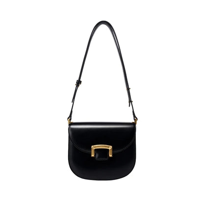 Original Women Bag  New Trendy High-end Wedding Bag Shoulder Bag Commuting Handbag Retro Style Saddle Bag