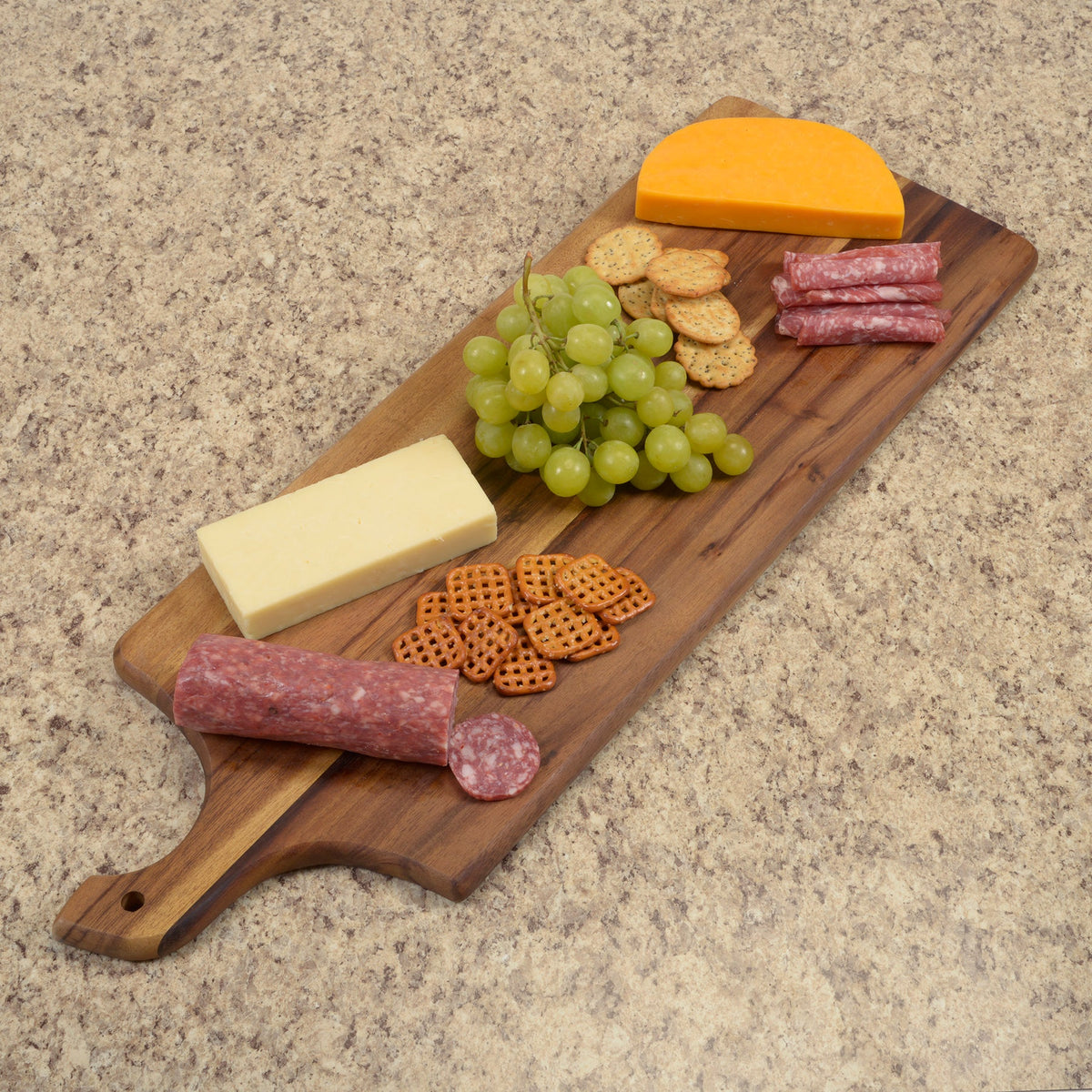 Acacia Wood Cutting/ Charcuterie Board - Extra Large - Kalmar Home acacia wood cutting board, view 2