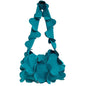 Mori soft girl fashion three-dimensional petal bag ins ladies one-shoulder underarm bag pu