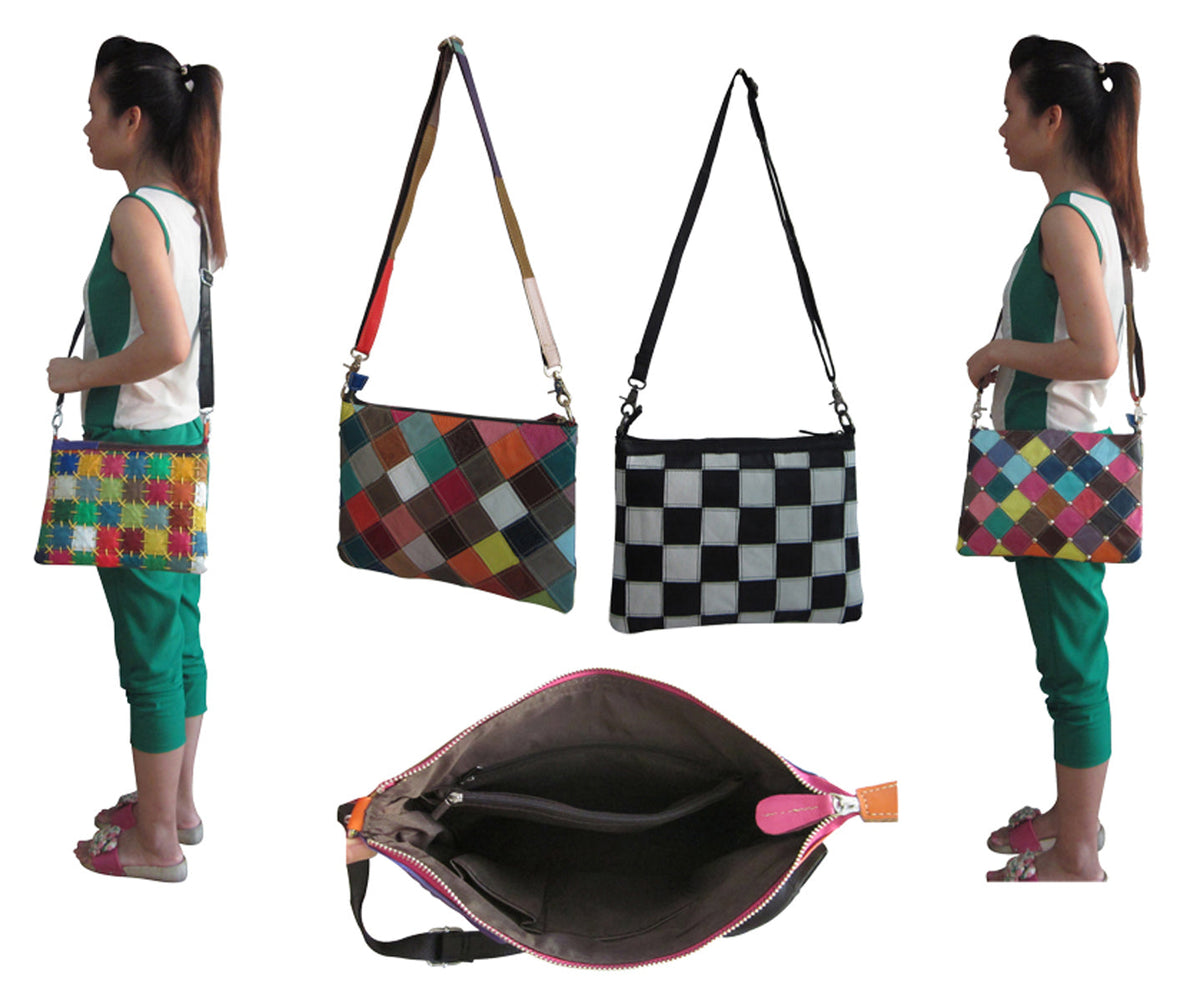 Amerileather Zigzagger Shoulder Bag