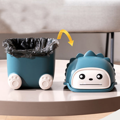 Desktop Trash Can Cute Mini Trash Storage Bin