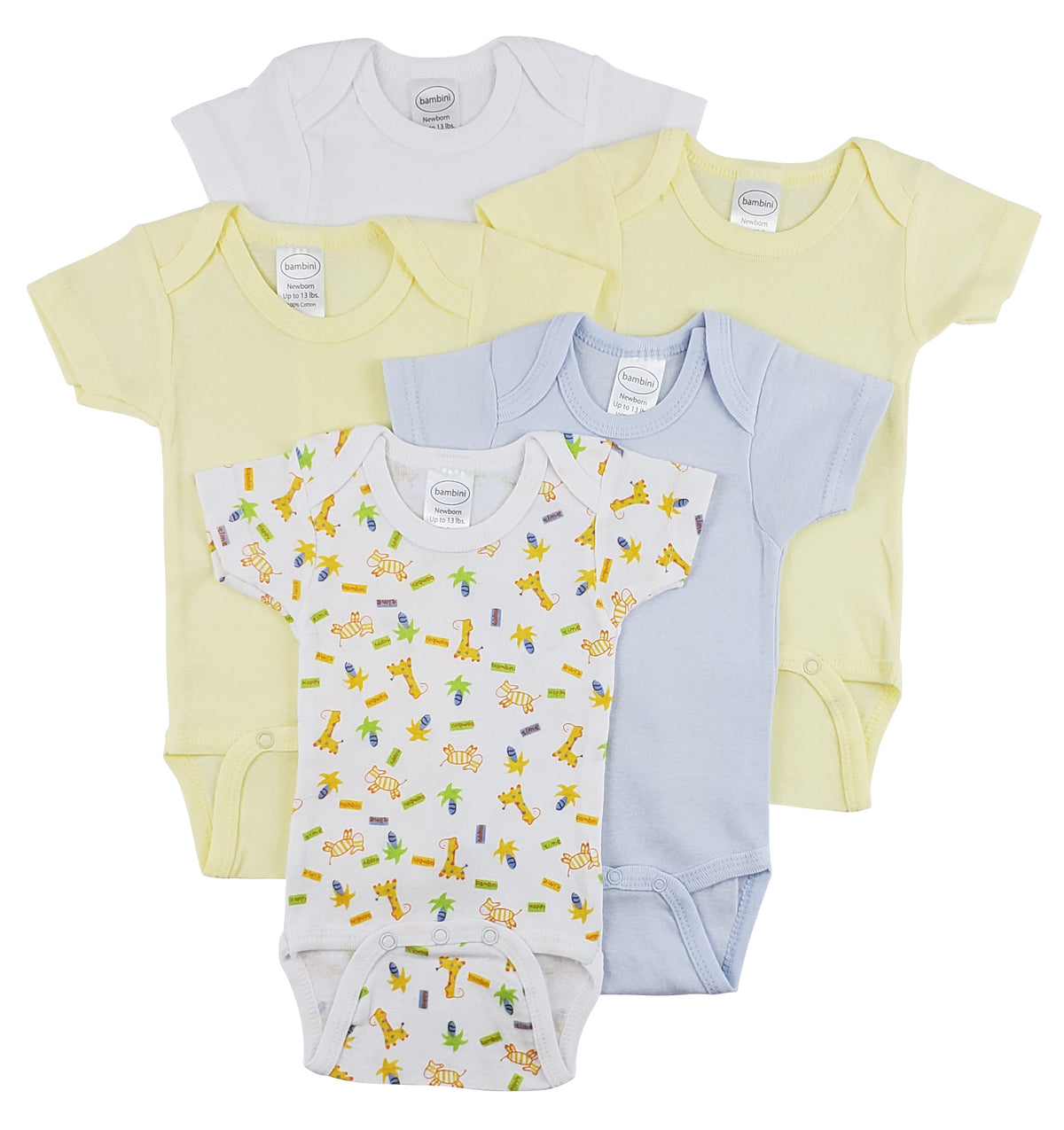 Short Sleeve One Piece 5 Pack CS_0305