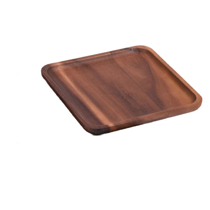 Square Plates - Kalmar Home acacia wood plate, view 3