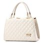 Spring New Embroidered Lingge Women's Handbag Foreign Trade Large Bag Single Shoulder Crossbody Bag