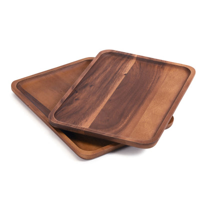 Rectangular Plates - Kalmar Home acacia wood plate, view 5