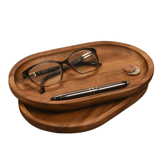 Oval Plates, medium - Kalmar Home acacia wood plate