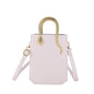 Stone Pattern Handbag Bright Face Crossbody Tote Bag PU