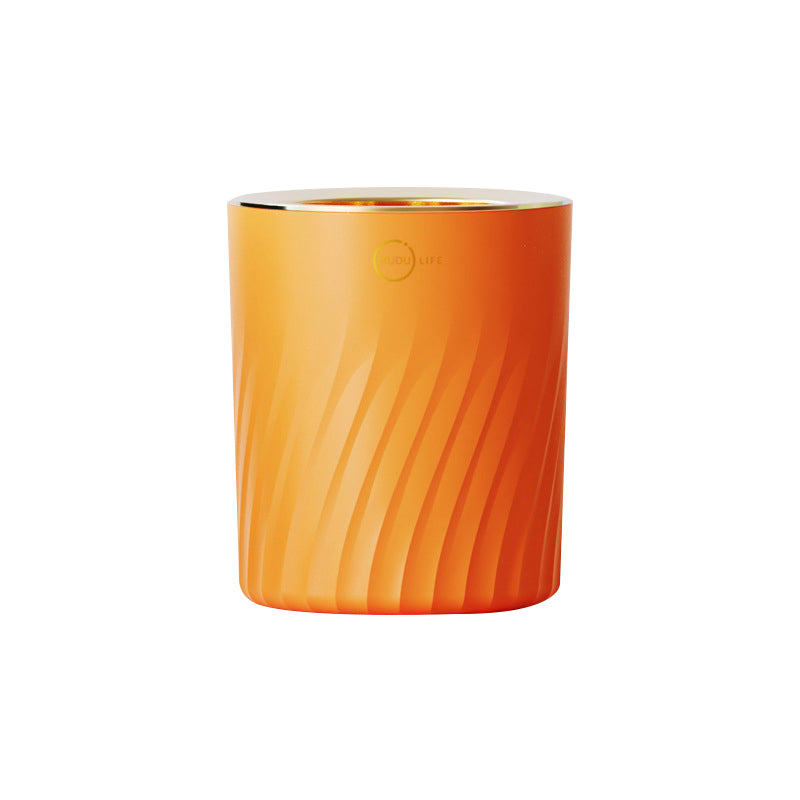 Desktop Trash Can Mini Press With Lid Small Paper Basket