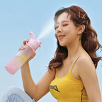 Large-Capacity Spray Water Bottle for Girls – Outdoor Sports & Fitness Drinkware, Travel Bottle