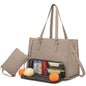 2-in-1 Travel Tote: Laptop & Insulated Lunch Bag. Ideal for Business, Work, Nursing, Office, College, Casual Use