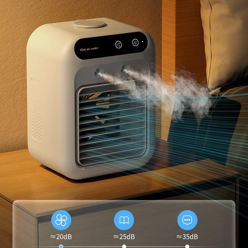 Portable Air Cooler Fan with Water Cooling – Evaporative Air Conditioner for Home, Office & Car