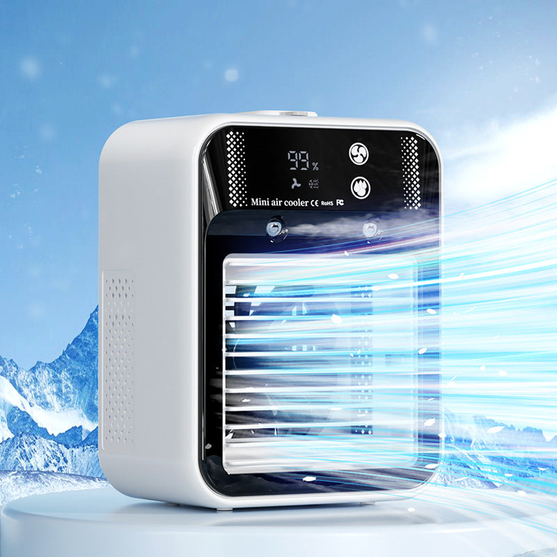 Portable Air Cooler Fan with Water Cooling – Evaporative Air Conditioner for Home, Office & Car