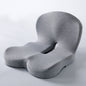 Memory Foam Integrated Seat & Back Cushion – Student, Office Chair & Car Lumbar Support Pad