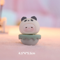 Comes with fragrance and a wobbly figurine gift Office decoration figurine resin tabletop cute little ornament
