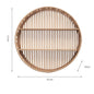Weaving layer shelf storage rack background wall storage display shelf Bohemian style storage rack