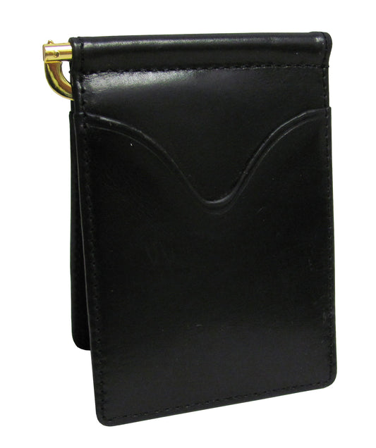 Amerileather Leather Money Clip - Black