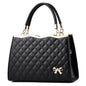 Spring New Embroidered Lingge Women's Handbag Foreign Trade Large Bag Single Shoulder Crossbody Bag