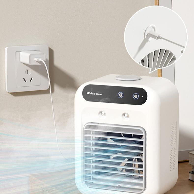 Portable Air Cooler Fan with Water Cooling – Evaporative Air Conditioner for Home, Office & Car