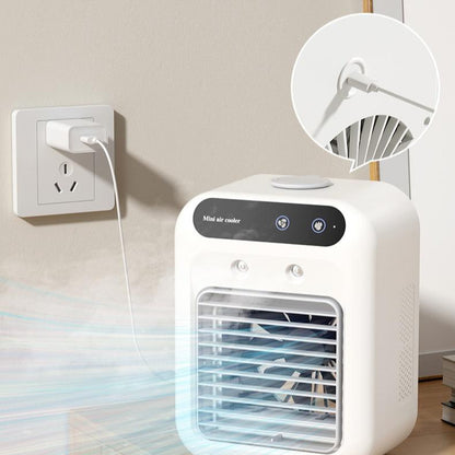 Portable Air Cooler Fan with Water Cooling – Evaporative Air Conditioner for Home, Office & Car