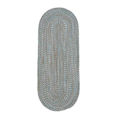 Green Shore Colonial Mills Harbor Lite Braid Runners. Indoor Outdoor Braided Kitchen Runner Rugs Made in the USA