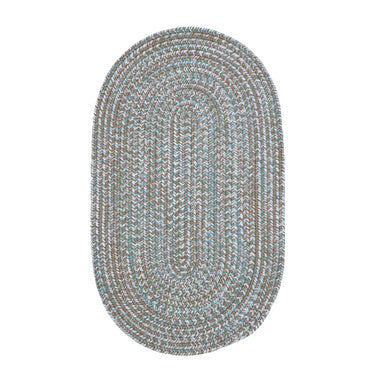 Green Shore Colonial Mills Harbor Lite Braid Rug. Indoor Outdoor Braided Rugs Made in the USA