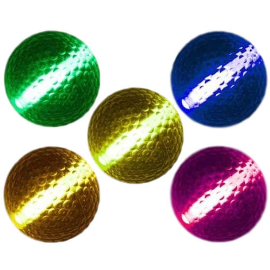 Night Eagle Glow Golf Ball Assorted Colors 1 Ball and 2 Glow Sticks