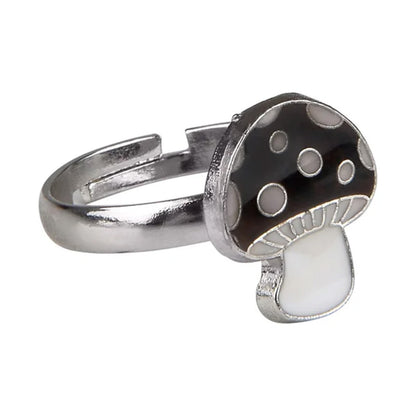 Adjustable Mushroom Mood Ring