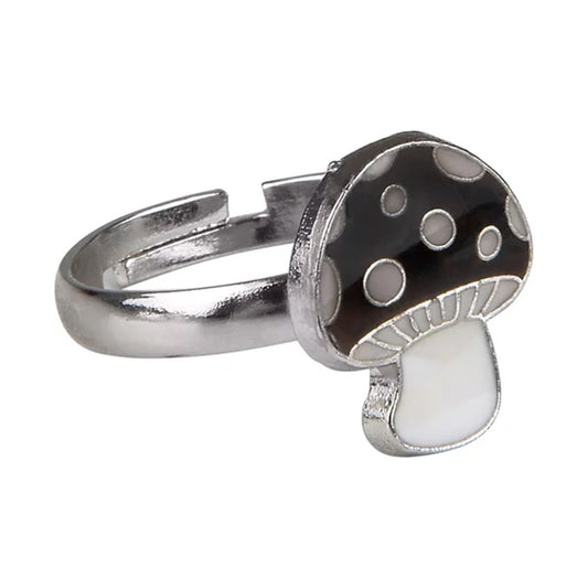 Adjustable Mushroom Mood Ring