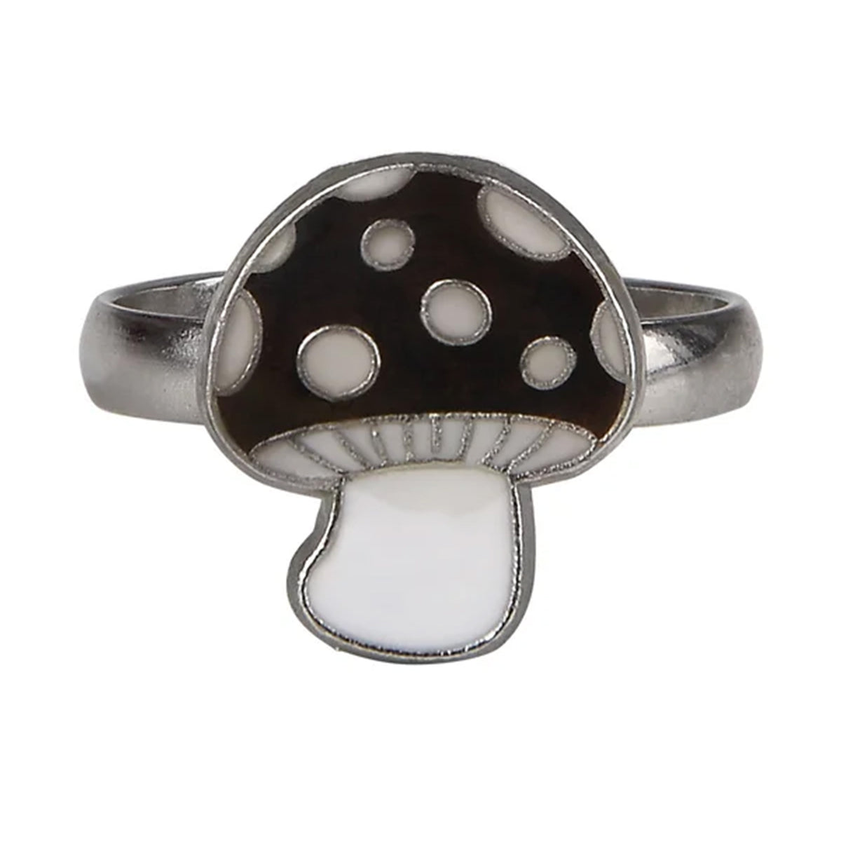 Adjustable Mushroom Mood Ring