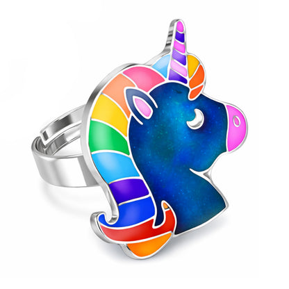 Adjustable Unicorn Mood Ring