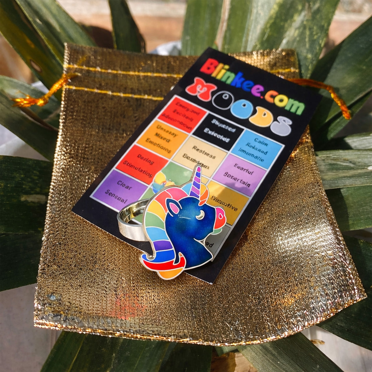 Adjustable Unicorn Mood Ring