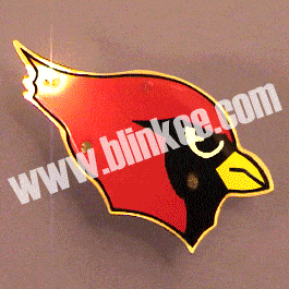 Arizona Cardinals Officially Licensed Flashing Lapel Pin