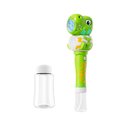 Light Up T Rex Dinosaur Bubble Wand Assorted Colors