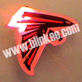 Atlanta Falcons Officially Licensed Flashing Lapel Pin