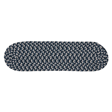 Winter Blues Colonial Mills Boston Common Stair Treads Braided Stair Treads Made in the USA