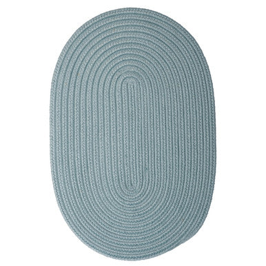 Federal Blue Colonial Mills Boca Raton Oval Rugs Braided Rugs Made in the USA