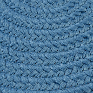 Blue Ice Colonial Mills Boca Raton Rugs Oval Braided Rugs Made in the USA