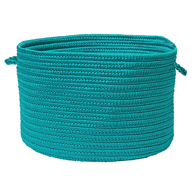 Turquoise Colonial Mills Boca Raton Baskets Braided Baskets Made in the USA