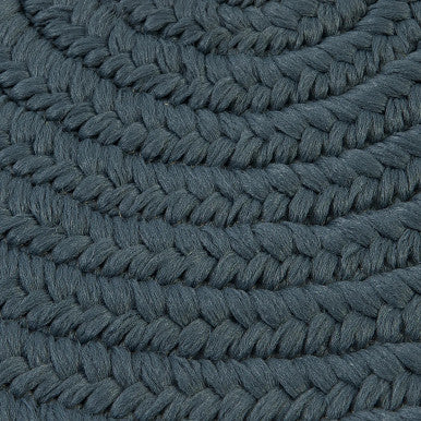 Lake Blue Colonial Mills Boca Raton Oval Rugs Braided Rugs Made in the USA