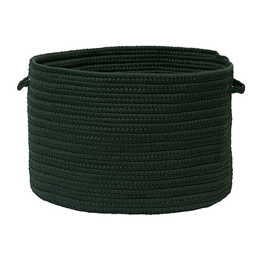 Dark Green Colonial Mills Boca Raton Baskets Braided Baskets Made in the USA
