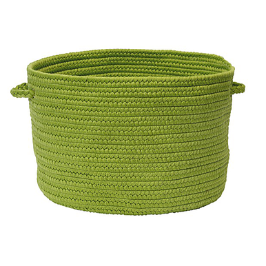 Bright Green Colonial Mills Boca Raton Baskets Braided Baskets Made in the USA