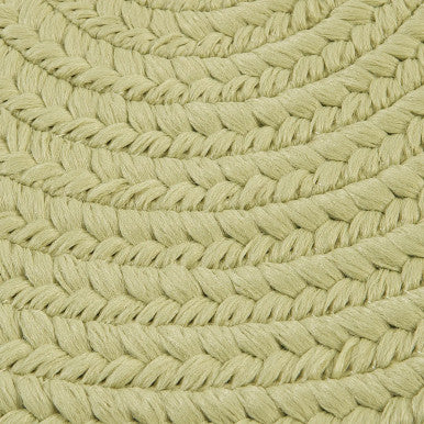Celery Colonial Mills Boca Raton Oval Rugs Braided Rugs Made in the USA