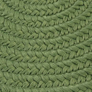 Moss Green Colonial Mills Boca Oval Raton Rugs Braided Rugs Made in the USA